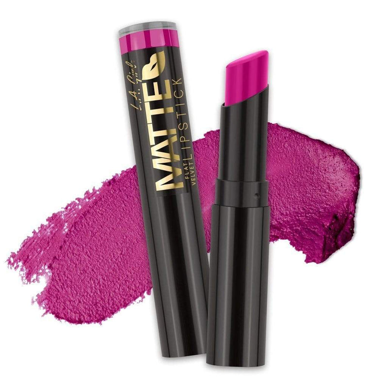 LA Girl Matte Flat Velvet Lipstick - 821 Manic Makeup Cosmetics EyeBrow Eyeliner Cheap