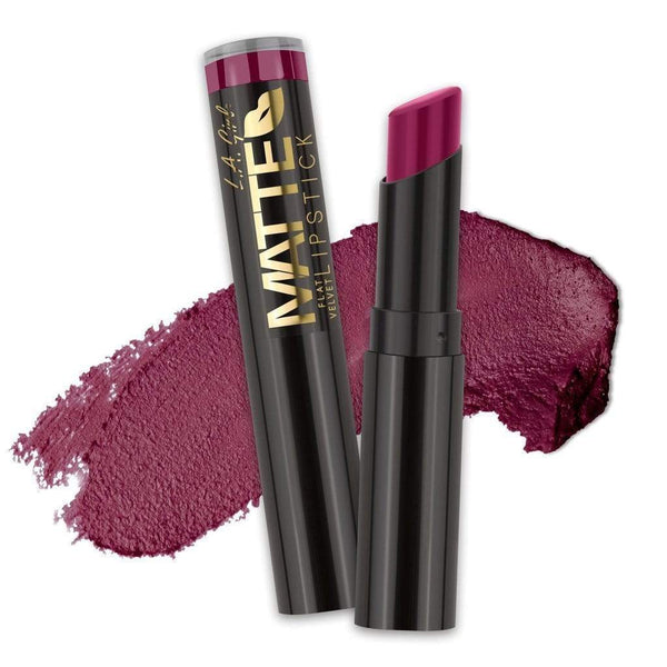 LA Girl Matte Flat Velvet Lipstick - 823 Va Voom! Makeup Cosmetics EyeBrow Eyeliner Cheap