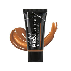 LA Girl Pro BB Cream 947 Deep, fragrance-free skin enhancer with vitamins, priming and moisturizing formula.