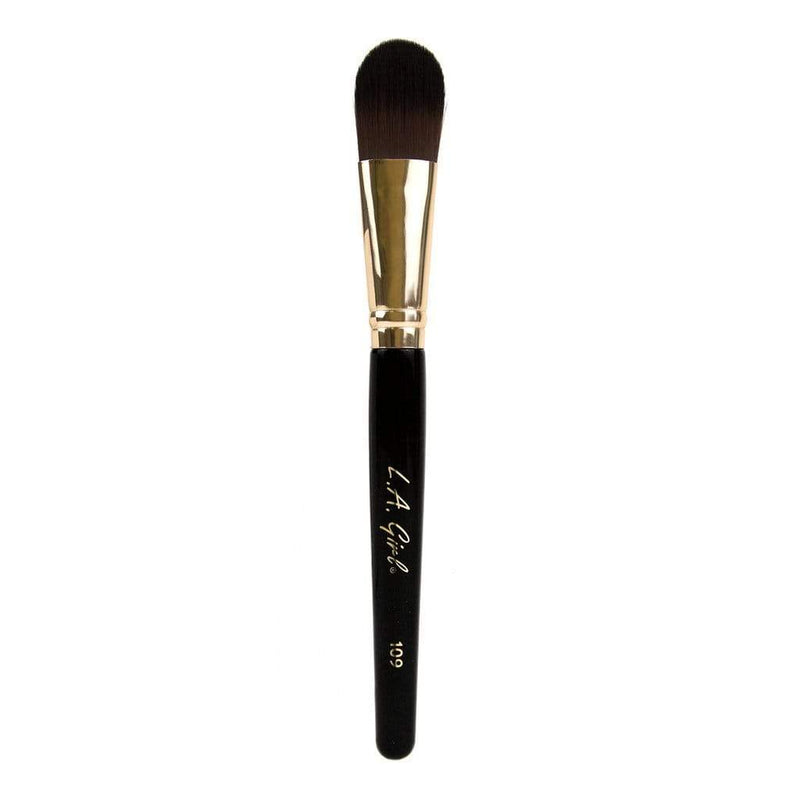 LA Girl Pro.Brush - 109 Flat Foundation Brush Makeup Cosmetics EyeBrow Eyeliner Cheap