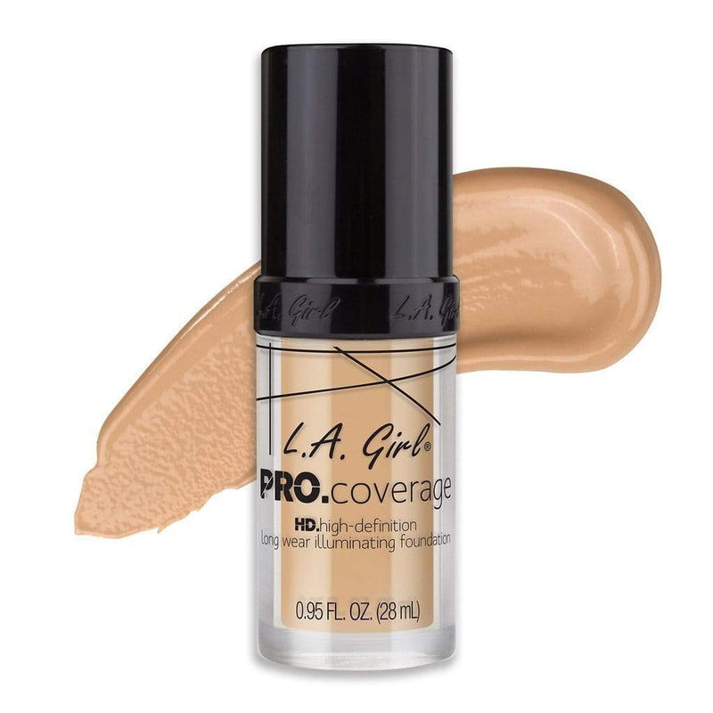 LA Girl Foundation Pro Coverage Makeup (642 Fair) Makeup Cosmetics EyeBrow Eyeliner Cheap