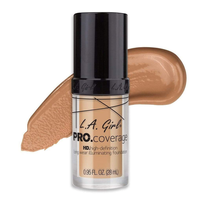 LA Girl Pro Coverage Foundation - 644 Natural Makeup Cosmetics EyeBrow Eyeliner Cheap