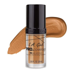 LA Girl Pro Coverage Foundation - 647 Warm Beige Makeup Cosmetics EyeBrow Eyeliner Cheap