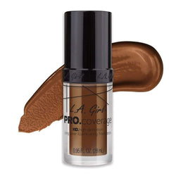 LA Girl Pro Coverage Foundation - 655 Rich Cocoa Makeup Cosmetics EyeBrow Eyeliner Cheap