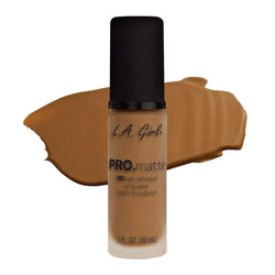 LA Girl Pro Matte Foundation - 681 Caramel Makeup Cosmetics EyeBrow Eyeliner Cheap