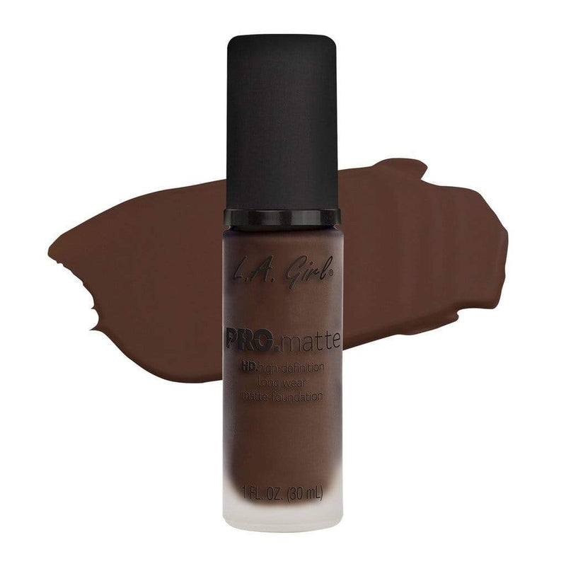 LA Girl Pro Matte Foundation - 724 Ebony Makeup Cosmetics EyeBrow Eyeliner Cheap