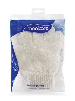 Manicare Exfoliating Gloves (White) Makeup Cosmetics EyeBrow Eyeliner Cheap