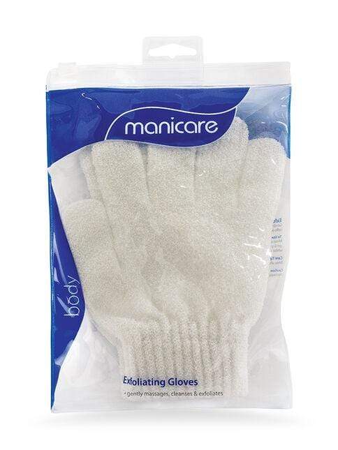 Manicare Exfoliating Gloves (White) Makeup Cosmetics EyeBrow Eyeliner Cheap