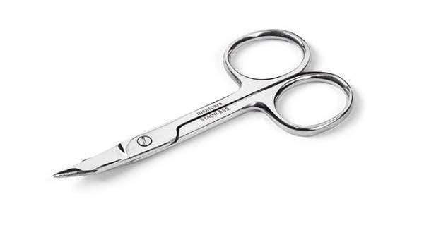 Manicare Nail Scissors - Curved Makeup Cosmetics EyeBrow Eyeliner Cheap