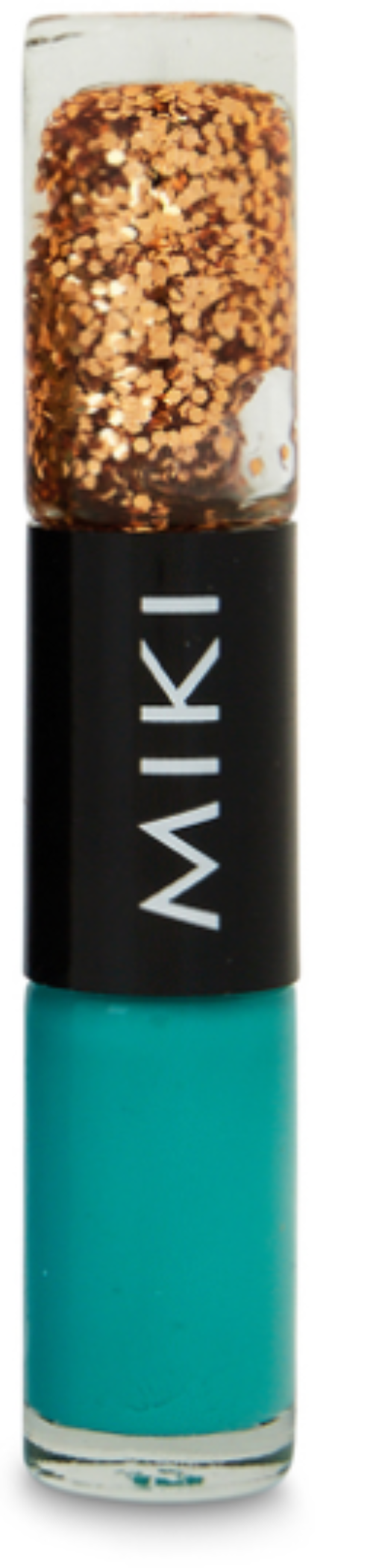 Miki Nail Polish Colour & Sparkle (Aqua) Makeup Cosmetics EyeBrow Eyeliner Cheap