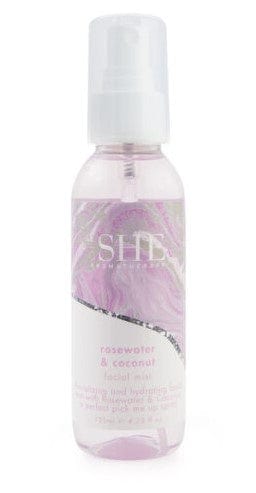 Om SHE Facial Mist (Rosewater & Coconut) Makeup Cosmetics EyeBrow Eyeliner Cheap