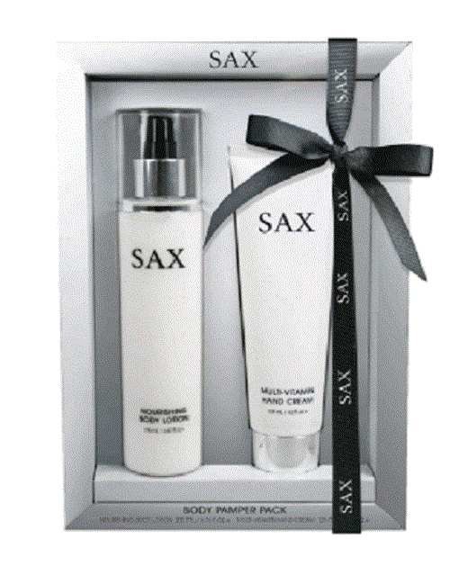 Sax Body Pamper Pack Gift Set (Body Lotion & Hand Cream) Makeup Cosmetics EyeBrow Eyeliner Cheap