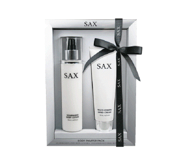 Sax Body Pamper Pack Gift Set (Body Lotion & Hand Cream) Makeup Cosmetics EyeBrow Eyeliner Cheap
