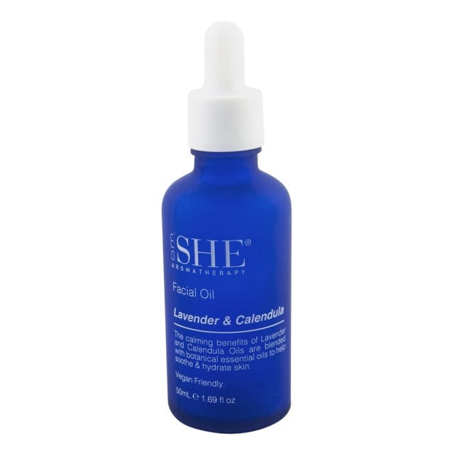SHE Face Oil (Lavender & Calendula) 50ml Makeup Cosmetics EyeBrow Eyeliner Cheap