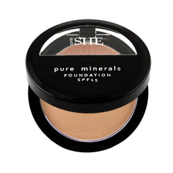 She Pure Minerals Foundation SPF15 (Golden Medium) Makeup Cosmetics EyeBrow Eyeliner Cheap