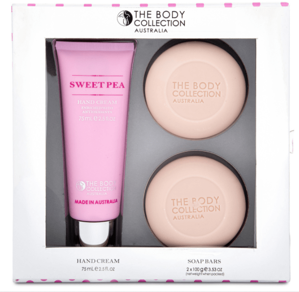 The Body Collection Hand Gift Pack (Sweet Pea) Makeup Cosmetics EyeBrow Eyeliner Cheap