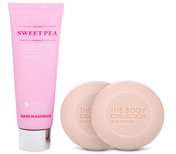 The Body Collection Hand Gift Pack (Sweet Pea) Makeup Cosmetics EyeBrow Eyeliner Cheap