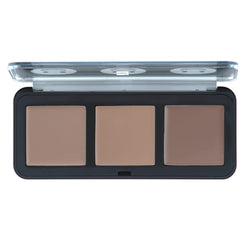 The Creme Shop 123 Smile Shading Powder Trio Shade Light Makeup Cosmetics EyeBrow Eyeliner Cheap