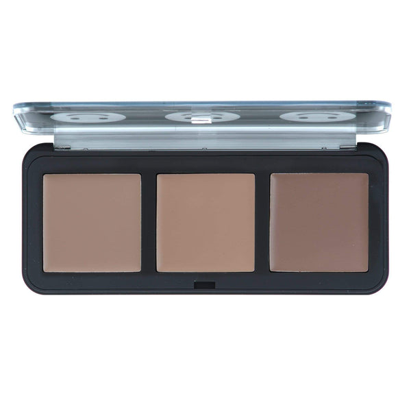 The Creme Shop 123 Smile Shading Powder Trio Shade Light Makeup Cosmetics EyeBrow Eyeliner Cheap