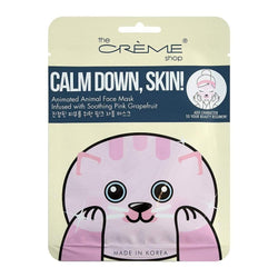 The Creme Shop Calm Down Skin! Rejuvenating Coconut Oil Infused Cat Face Mask Makeup Cosmetics EyeBrow Eyeliner Cheap
