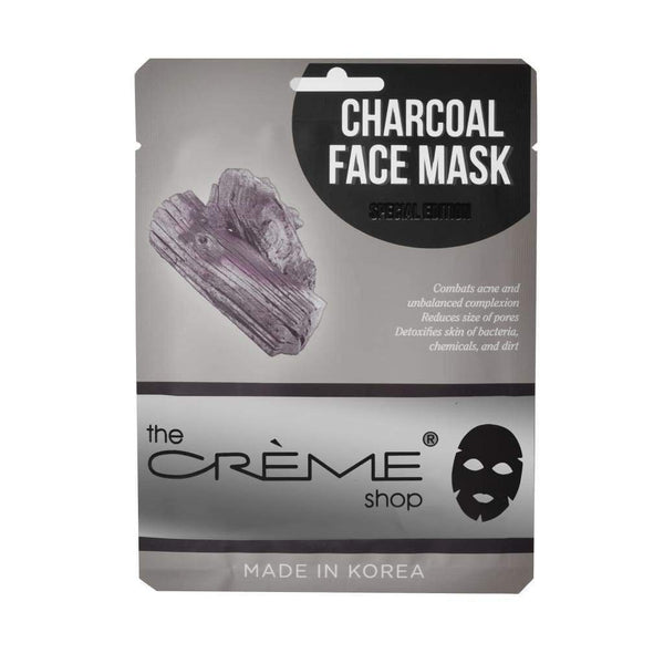 The Creme Shop Charcoal Special Edition - Black Sheet Facial Mask Makeup Cosmetics EyeBrow Eyeliner Cheap