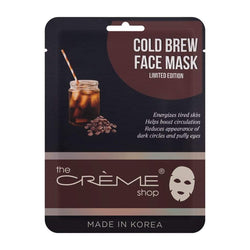 The Creme Shop Cold Brew Essence Infused Facial Mask Makeup Cosmetics EyeBrow Eyeliner Cheap