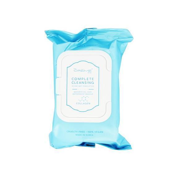 The Creme Shop Collagen Cleansing Towelettes (30) Makeup Cosmetics EyeBrow Eyeliner Cheap