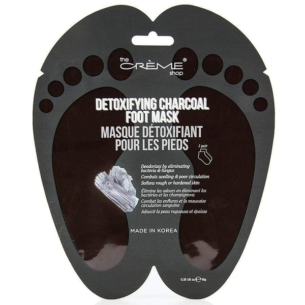The Creme Shop Detoxifying Charcoal Foot Mask Makeup Cosmetics EyeBrow Eyeliner Cheap