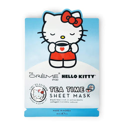 The Creme Shop Hello Kitty "Tea Time" Sheet Mask with Black Tea & Collagen Makeup Cosmetics EyeBrow Eyeliner Cheap