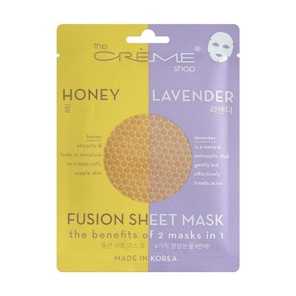 The Creme Shop Honey Lavender 2-in-1 Fusion Sheet Mask Makeup Cosmetics EyeBrow Eyeliner Cheap