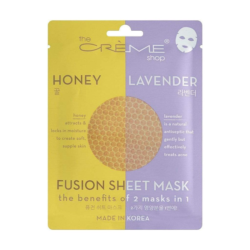 The Creme Shop Honey Lavender 2-in-1 Fusion Sheet Mask Makeup Cosmetics EyeBrow Eyeliner Cheap