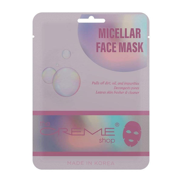 The Creme Shop Micellar Pink Face Sheet Masks Makeup Cosmetics EyeBrow Eyeliner Cheap