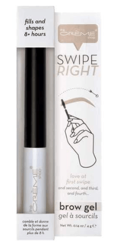 The Creme Shop Swipe Right Brow Gel Shade Black Makeup Cosmetics EyeBrow Eyeliner Cheap