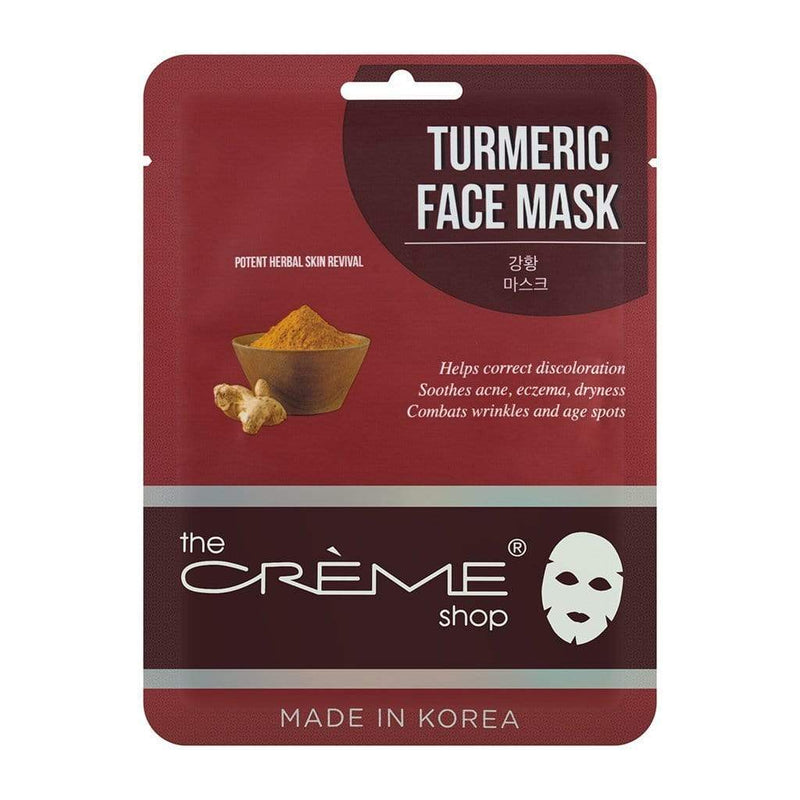 The Creme Shop Turmeric Essence Infused Facial Mask Makeup Cosmetics EyeBrow Eyeliner Cheap