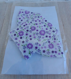 Washable 3 Layer Face Masks (Floral Purple) Makeup Cosmetics EyeBrow Eyeliner Cheap